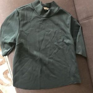Green zara top